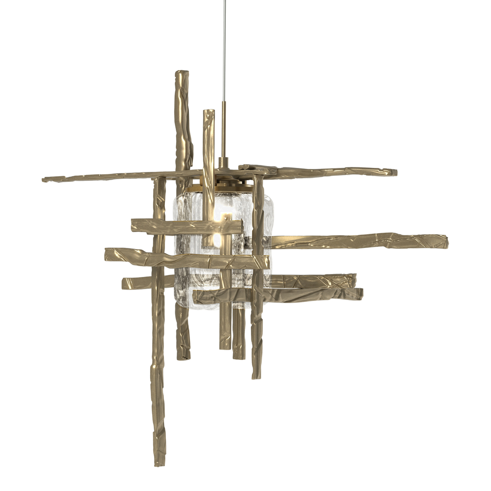 Tura Seeded Glass Low Voltage Mini Pendant