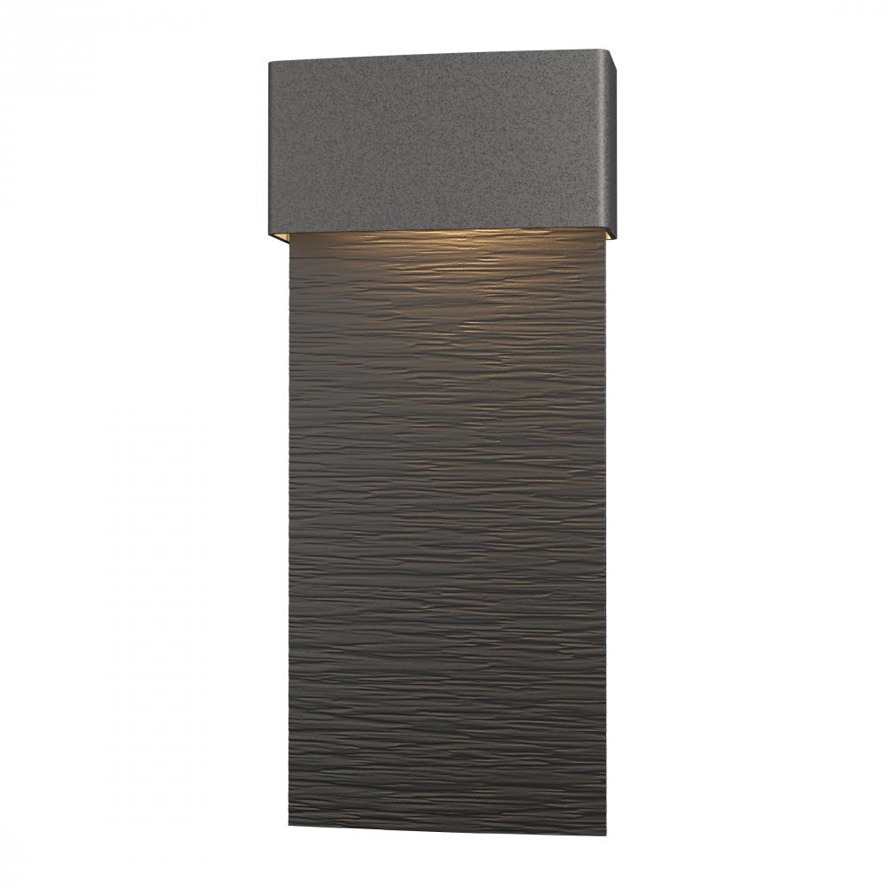 Stratum Large Dark Sky Friendly LED Outdoor Sconce