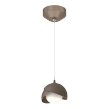 Hubbardton Forge 161183-SKT-STND-05-05-GG0711 - Brooklyn Double Shade Low Voltage Mini Pendant