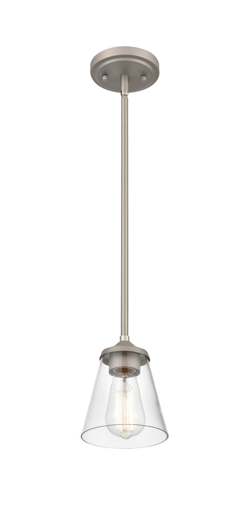 Josleen 1-Light Pendant light Satin Nickel