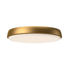 Alora Lighting FM503715AG - Laval 15-in Aged Gold LED Flush Mount