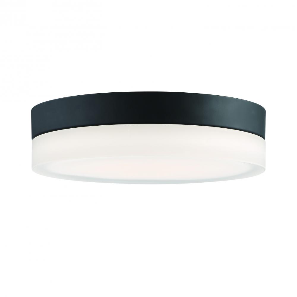 Pi - 9"- LED Flush - Black Finish