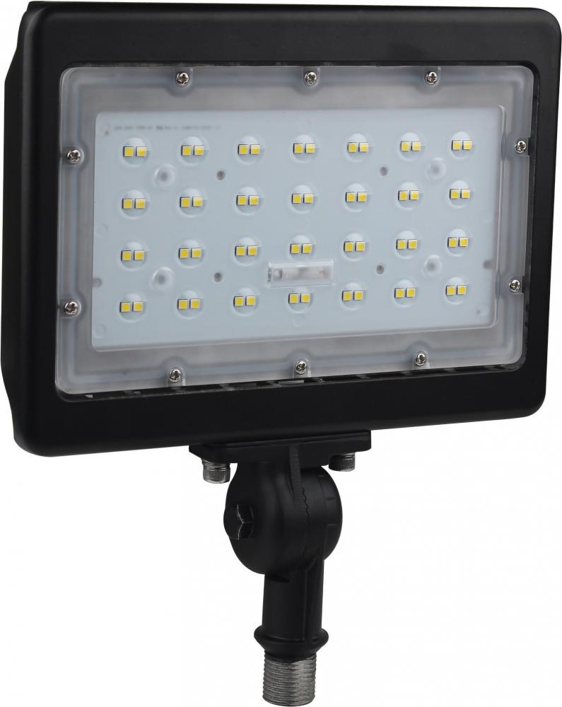 LED Large Flood Light; 50W; 4000K; Bronze Finish; 100V-277V; Dimmable