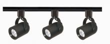 Nuvo TK349 - 3 Light - MR16 - Round Back Track Kit - 4 foot Track - Line Voltage - Black