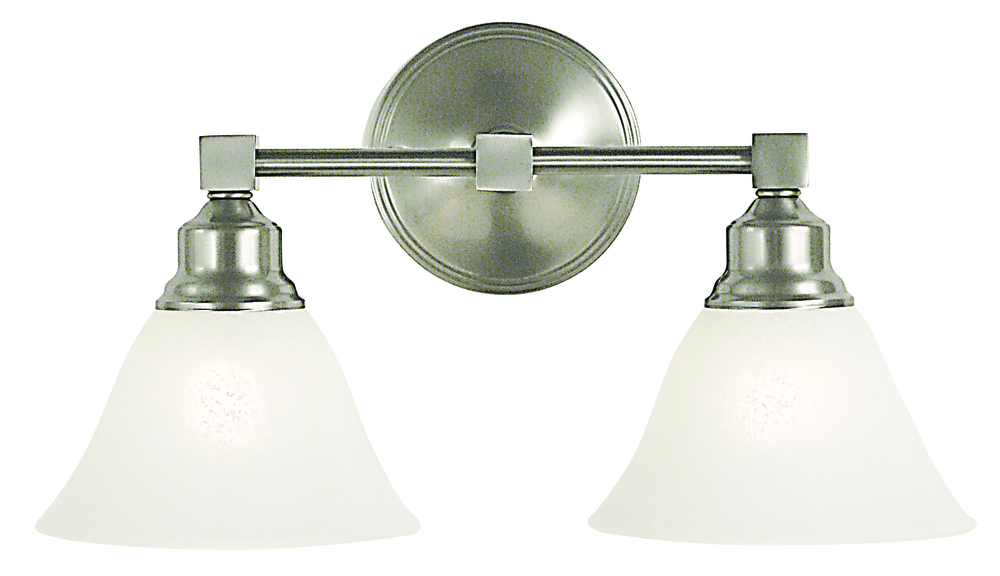 2-Light Brushed Nickel Taylor Sconce