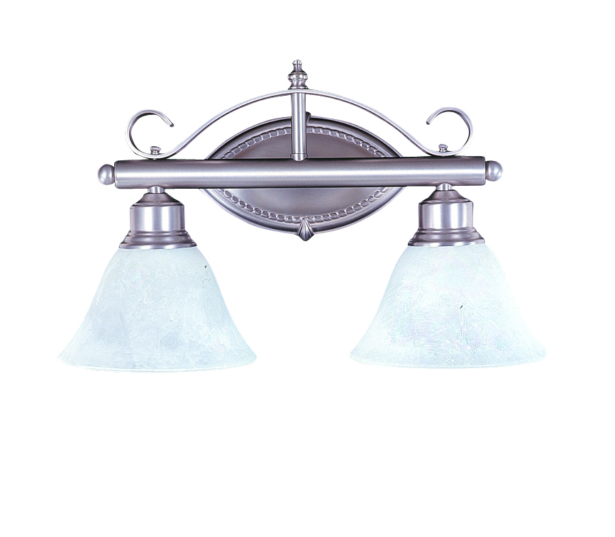 2-Light Satin Pewter Metalcraft Sconce