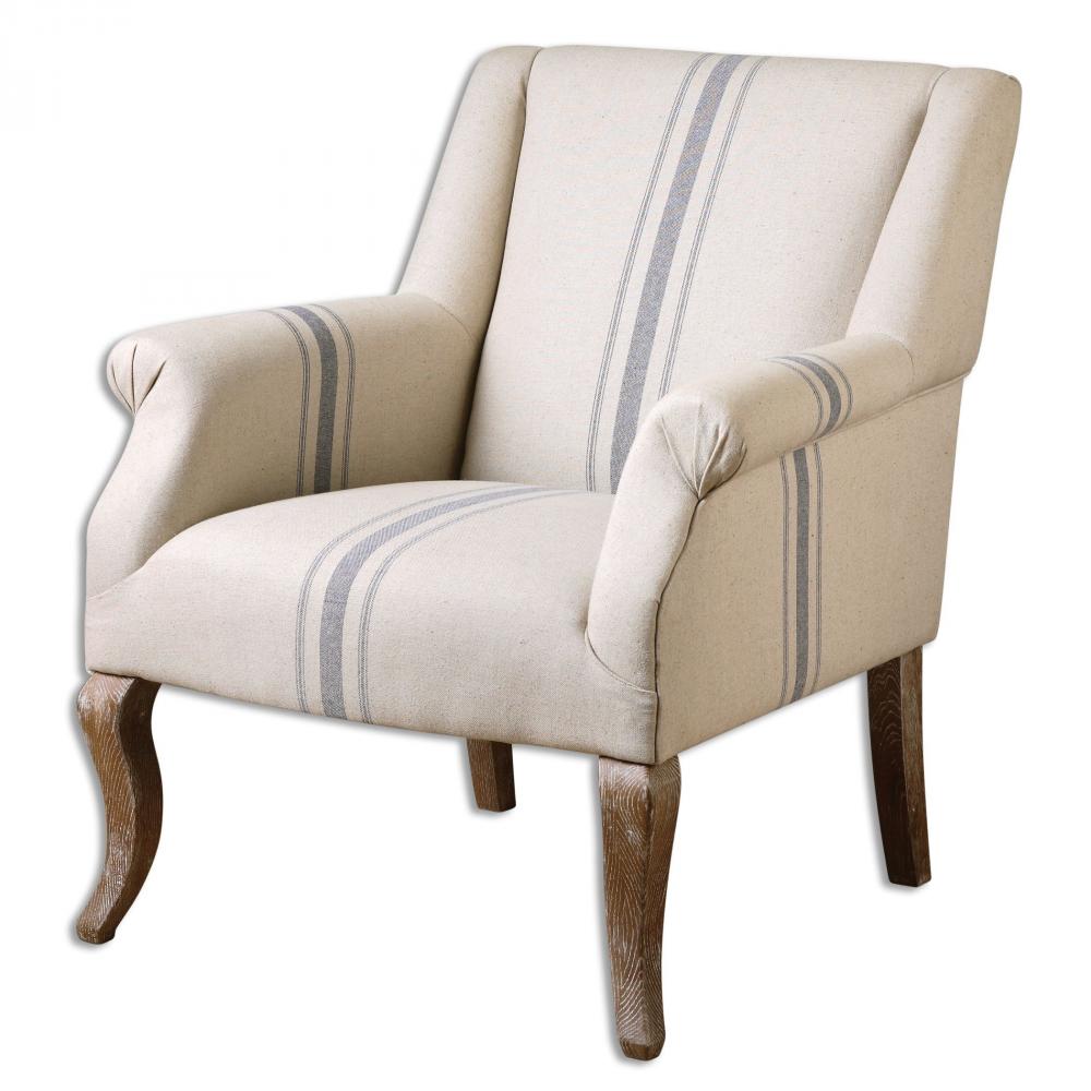 Uttermost Lekso Linen Armchair