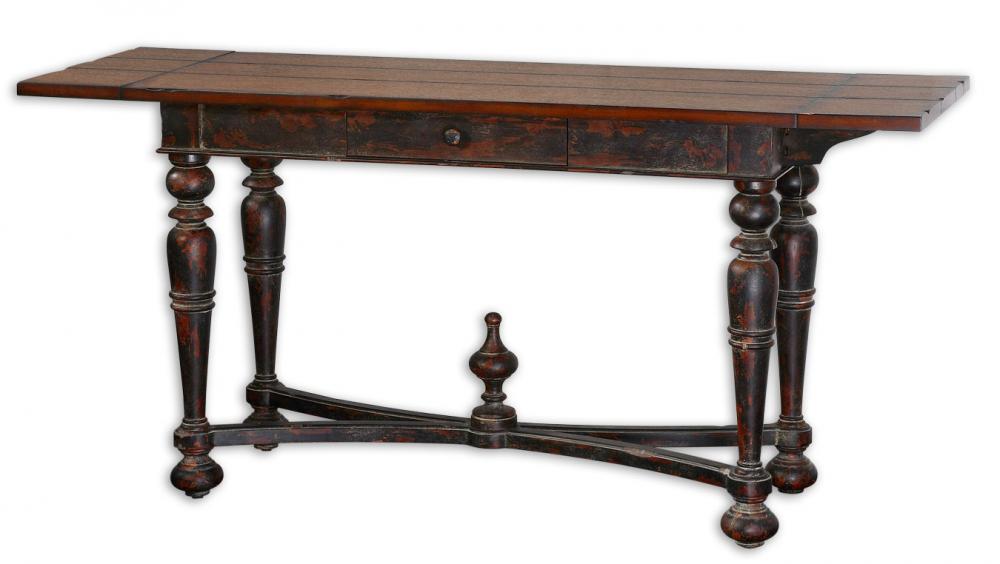 Burhan Antiqued Console Table