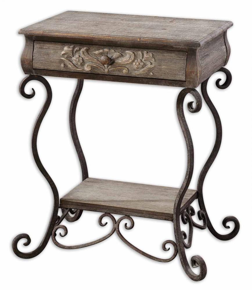 Vila Nova Iron Accent Table