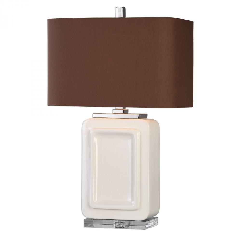 Uttermost Dantzler Gloss White Lamp