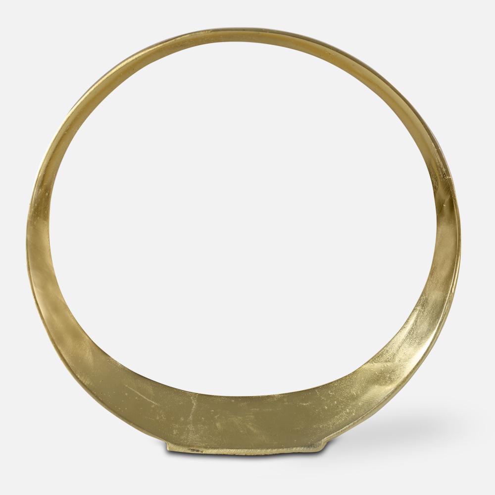 Jimena Gold Large Ring Sculpture