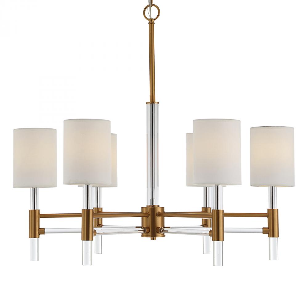 Uttermost Welkin 6 Light Modern Chandelier