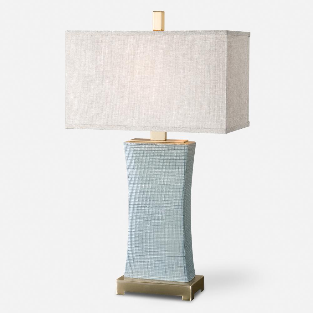 Uttermost Cantarana Blue Gray Table Lamp