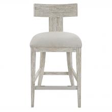 Uttermost 23693 - Uttermost Idris White Counter Stool