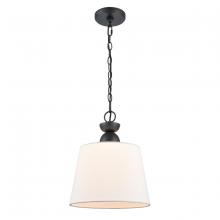 ELK Home 68264/1 - Kistler 12'' Wide 1-Light Pendant - Charcoal