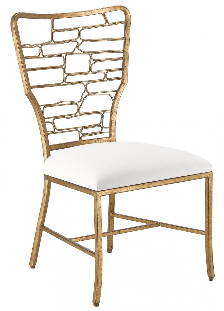 Vinton Gold Chair, Muslin