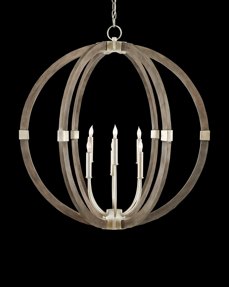 Bastian Gray Orb Chandelier