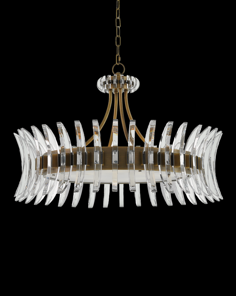 Coquette Brass Chandelier