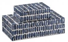 Currey 1200-0199 - Indigo Box Set of 2