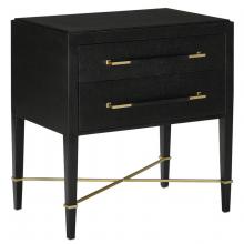 Currey 3000-0036 - Verona Black Nightstand