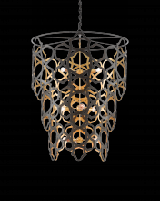 Currey 9000-0381 - Mauresque Large Bronze & Gold Chandelier