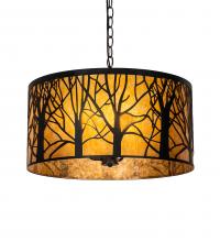 Meyda White 218539 - 20" Wide Winter Maple Pendant