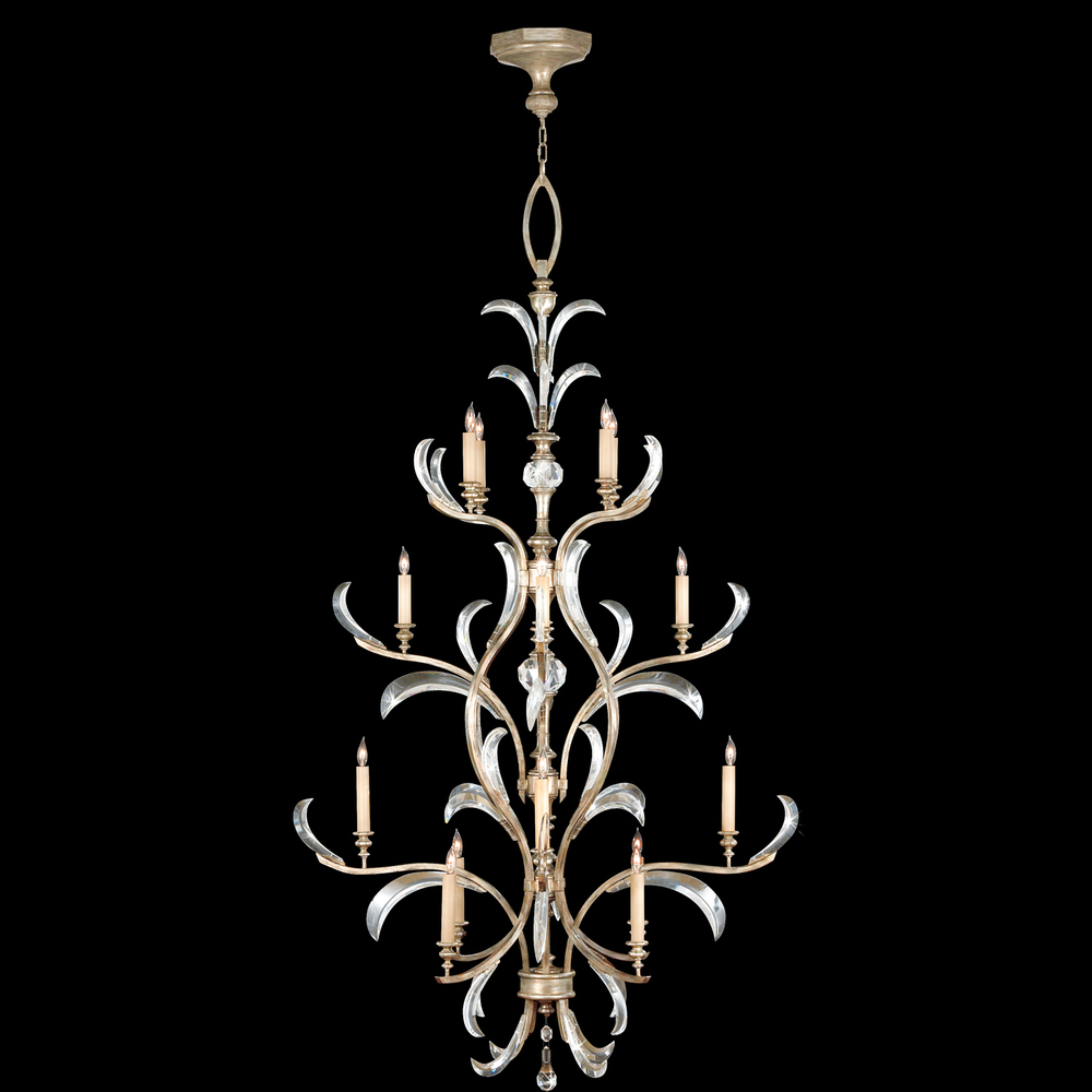 Beveled Arcs 48"W Round Chandelier