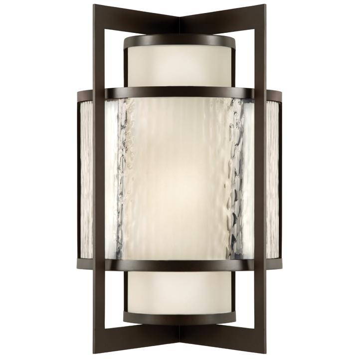 Singapore Moderne Outdoor 19"H Outdoor Wall Sconce